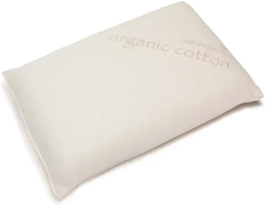 Naturepedic Organic Latex Pillow - Standard Bed Pillow with Soft Comfort - Luxury Pillow with Adjustable Fill for Comfortable Sleeping, Back Support and Neck Pain Relief