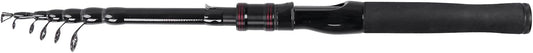 Telescopic Fishing Rod, Collapsible Fishing Rod Portable Spinning Pole for Saltwater and Freshwater, Carbon Fiber Lightweight and Compact Design