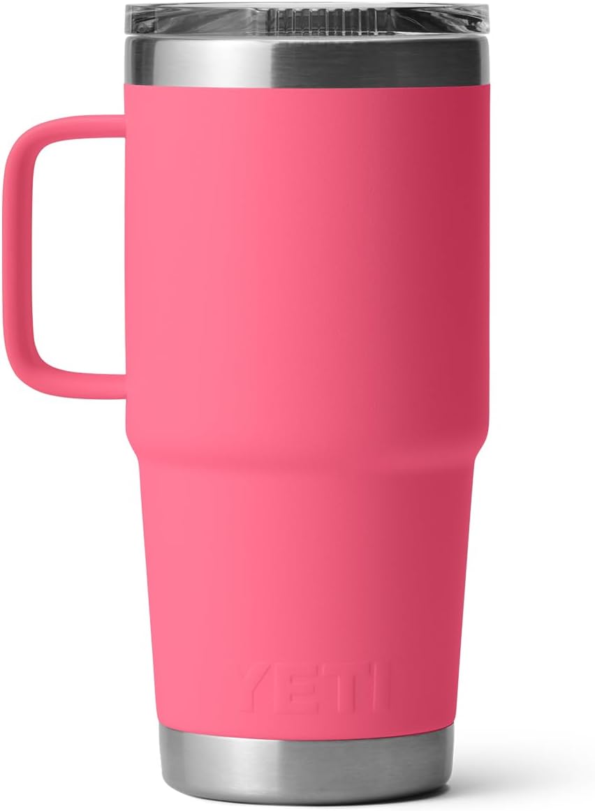 YETI Rambler 20 oz Travel Mug, Stainless Steel, Vacuum Insulated with Stronghold Lid