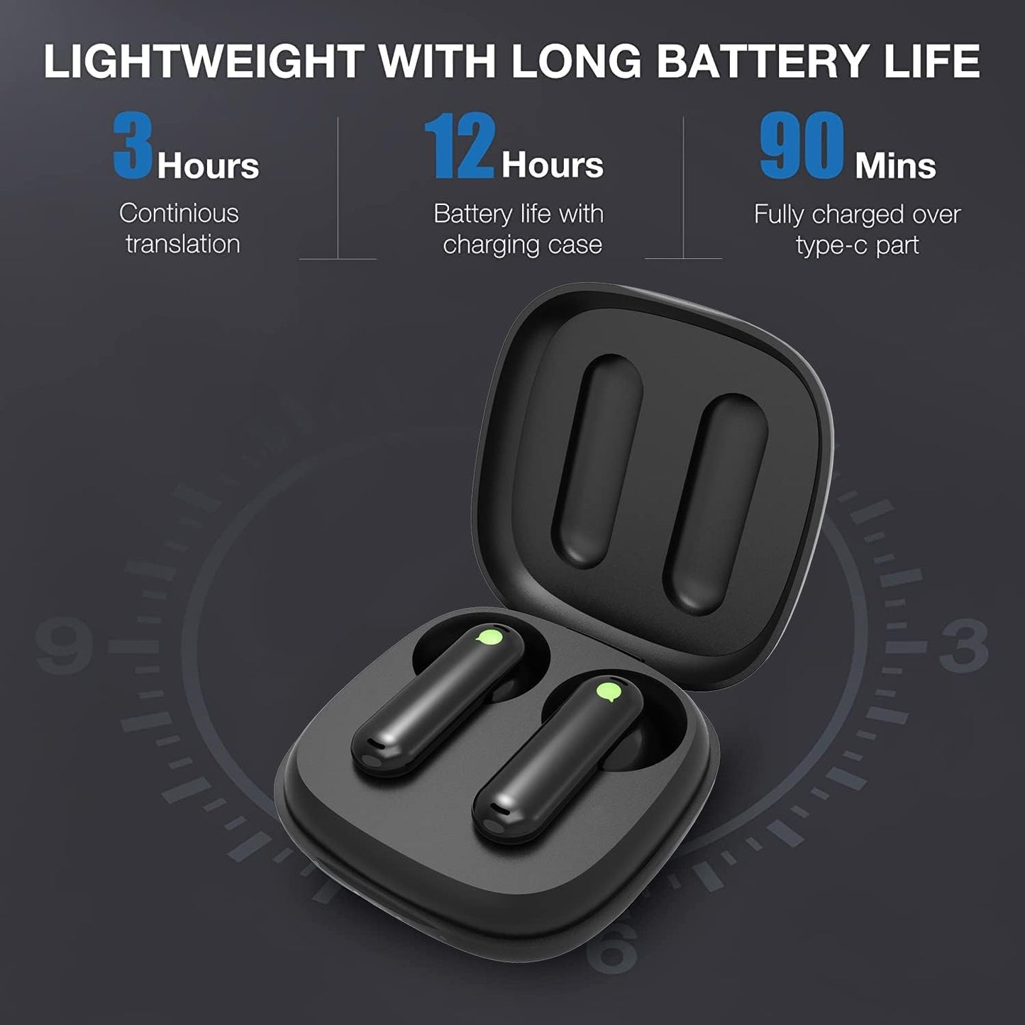 Timekettle WT2 Edge W3 Translator Device, Bidirection Simultaneous Translation, Translator Earbuds with 40 Languages, Offline Translator, Fast Reaction with Revolutionary Al Tech, Offline Version
