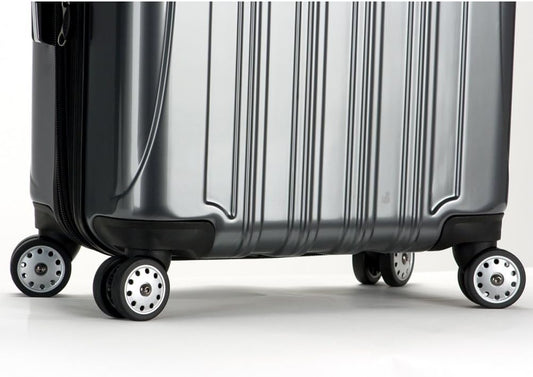DELSEY PARIS Helium Aero Hardside Expandable Luggage with Spinner Wheels, Black, Carry-On 19 Inch