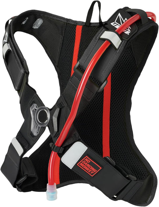 USWE Outlander Moto Hydration Pack, Running, Hiking Hydration Backpack with Water Bladder, Hydropack for Men and Women, Backpack Gear and Equipment for Cycling, MTB