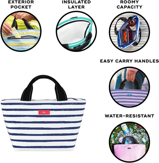 SCOUT Nooner Lunch Bag - Lightweight Insulated Soft Cooler for Women, Teachers, Nurses, Beach, Travel, Pool & Picnic Cooler