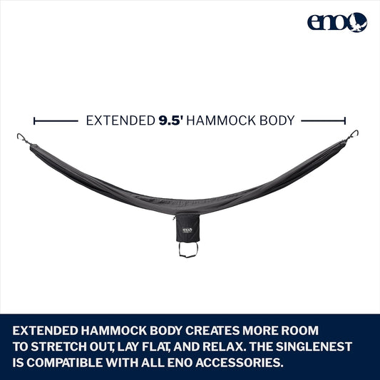 ENO, Eagles Nest Outfitters SingleNest Lightweight Camping Hammock