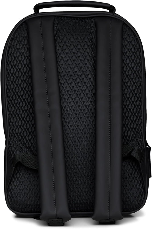 RAINS Regular Book Daypack, Backpack, Laptop Bag, Waterproof, 2 Year Warranty, Black