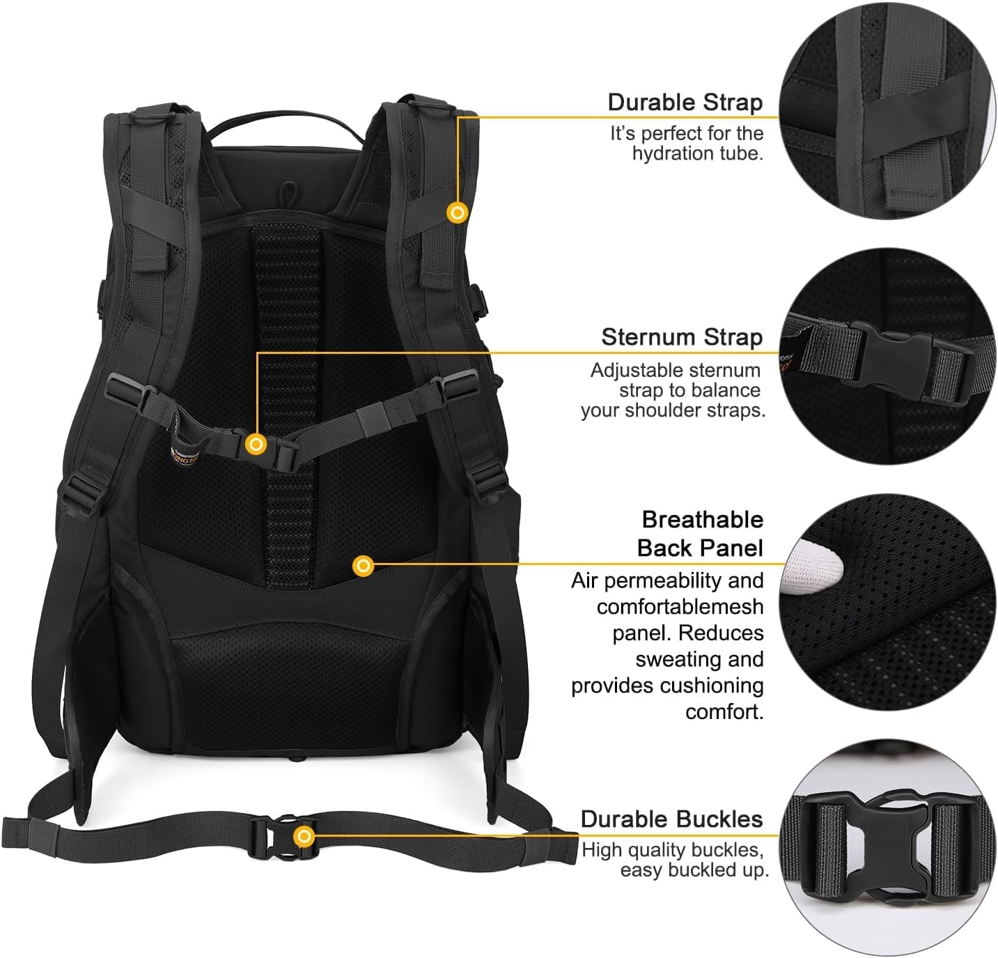 Mardingtop 35L Molle Tactical Military Backpack for Men,Cordura Backpack for Hiking,Camping,Survival