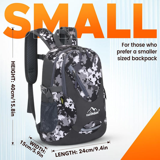 sunhiker Small Cycling Hiking Backpack Water Resistant Travel Backpack Lightweight Daypack M0714 (20-25L)