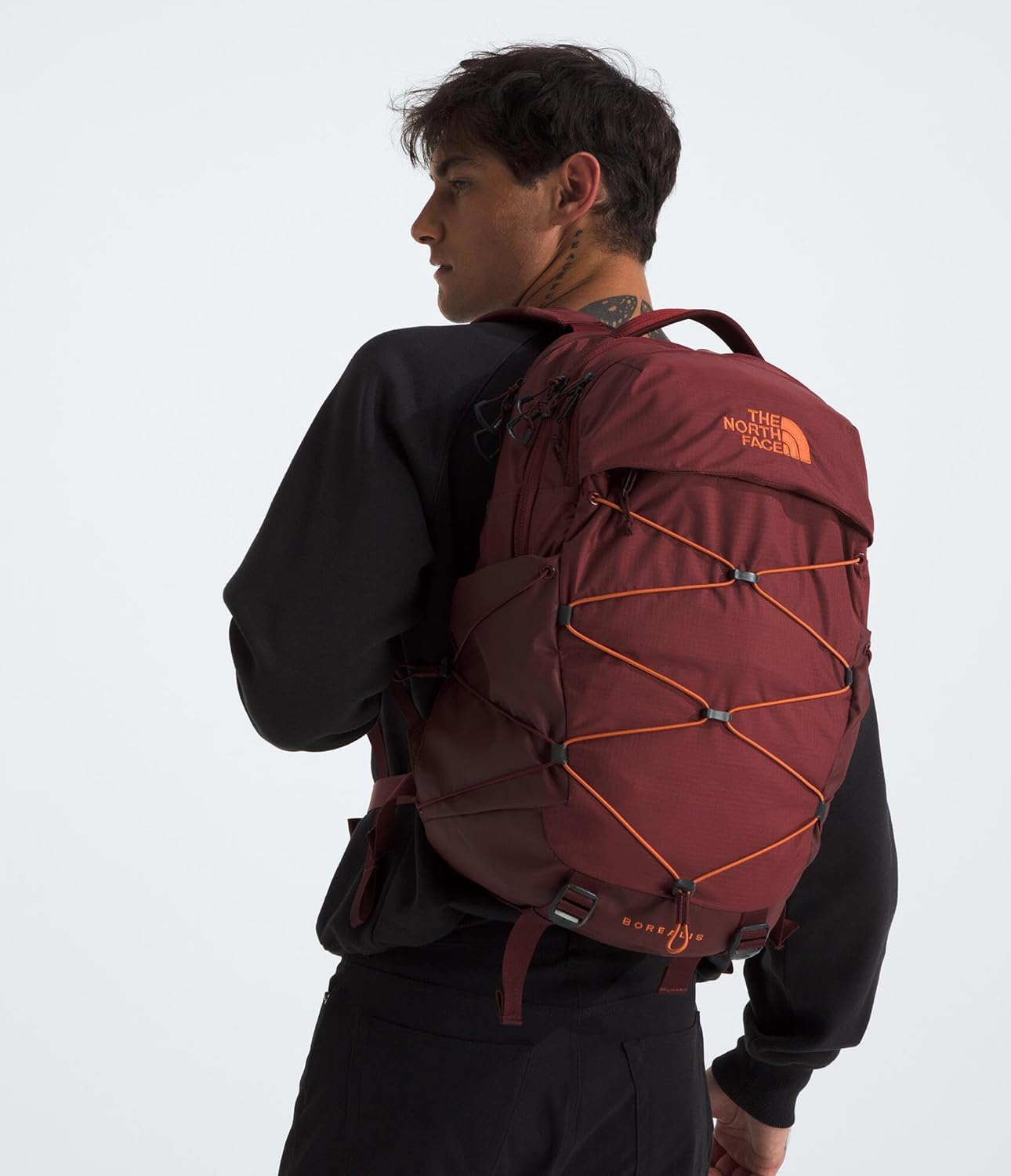 The North Face Borealis Commuter Laptop Backpack - PFAS Free, Sumac/Iron Bronze, One Size