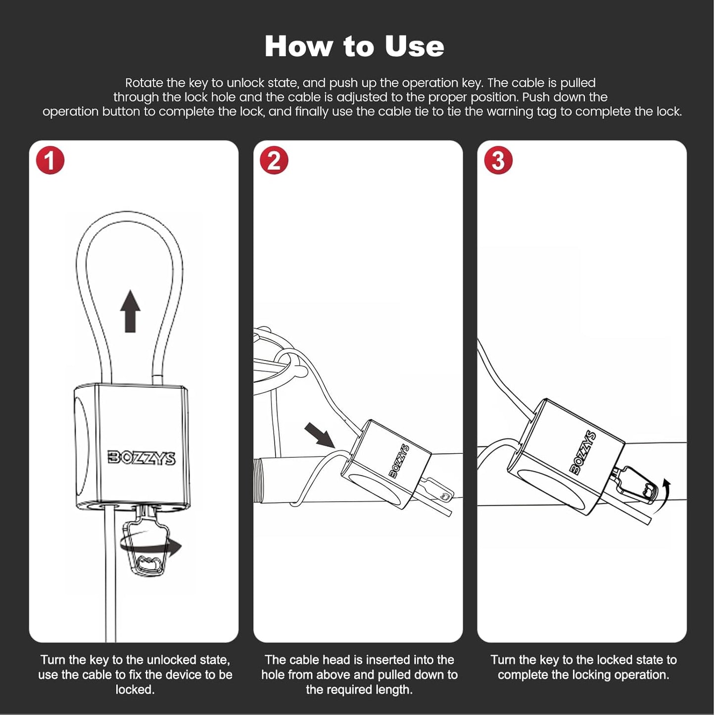 Adjustable Cable Locks with 3 Keys | 3.28ft L x 1/6in D Aluminum Steel Cable Padlock for Bikes, Gate, Lockers & Outdoor Gear | Keyed Different & Silver