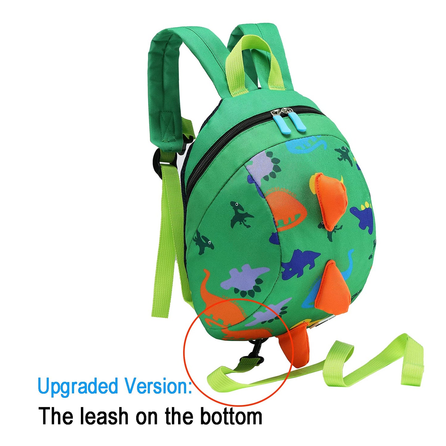 DB Toddler Mini Dinosaur Backpack with Child Leash, Anti Lost Wrist Link for Kids, Safety Harness Back Pack for Baby Boy Girl