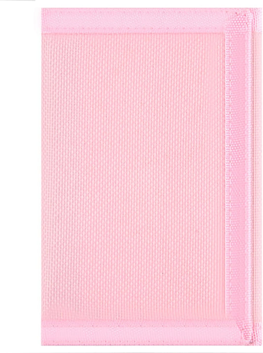 NEICY RFID Blocking Canvas Wallet for Men and Women - Camo Trifold Outdoor Sports Wallets with Magic Sticker for Teen Kids (Pink)