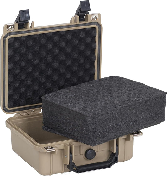 MEIJIA Portable All Weather IP67 Waterproof Protective Case,Hard Camera Case,Dry Case with Customizable Foam,Fit Use Of Drones,Camera,Equipments,10.62 x9.68x4.87inches