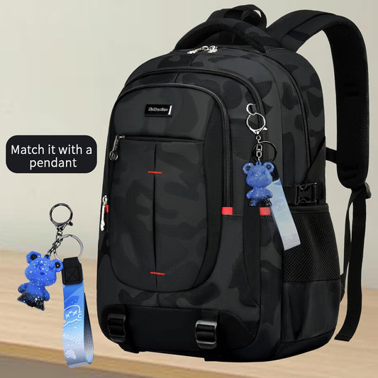 schoolbags for Middle school and high school student,high-capacity camo bookbags for Teens boys,Water Resistant Anti Theft Travel backpack with Computer compartment Fits 15.6 Inch Laptop