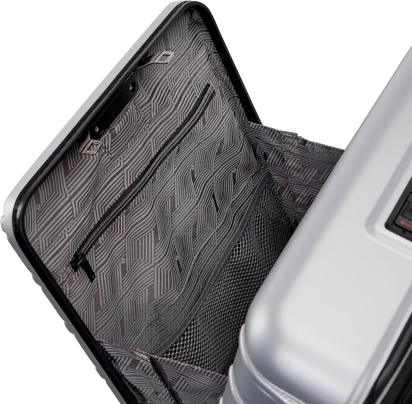 Samsonite Omni 2 PRO Hardside Expandable Luggage with Spinners, Arctic Silver, Carry-on
