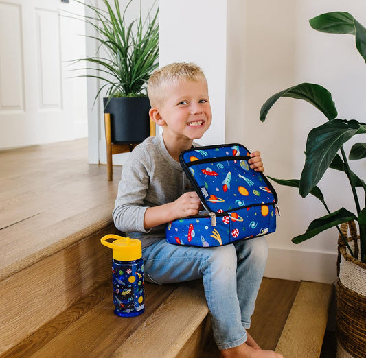 Wildkin Kids Insulated Lunch Box – Durable and Reusable for School & Travel - Out of this World