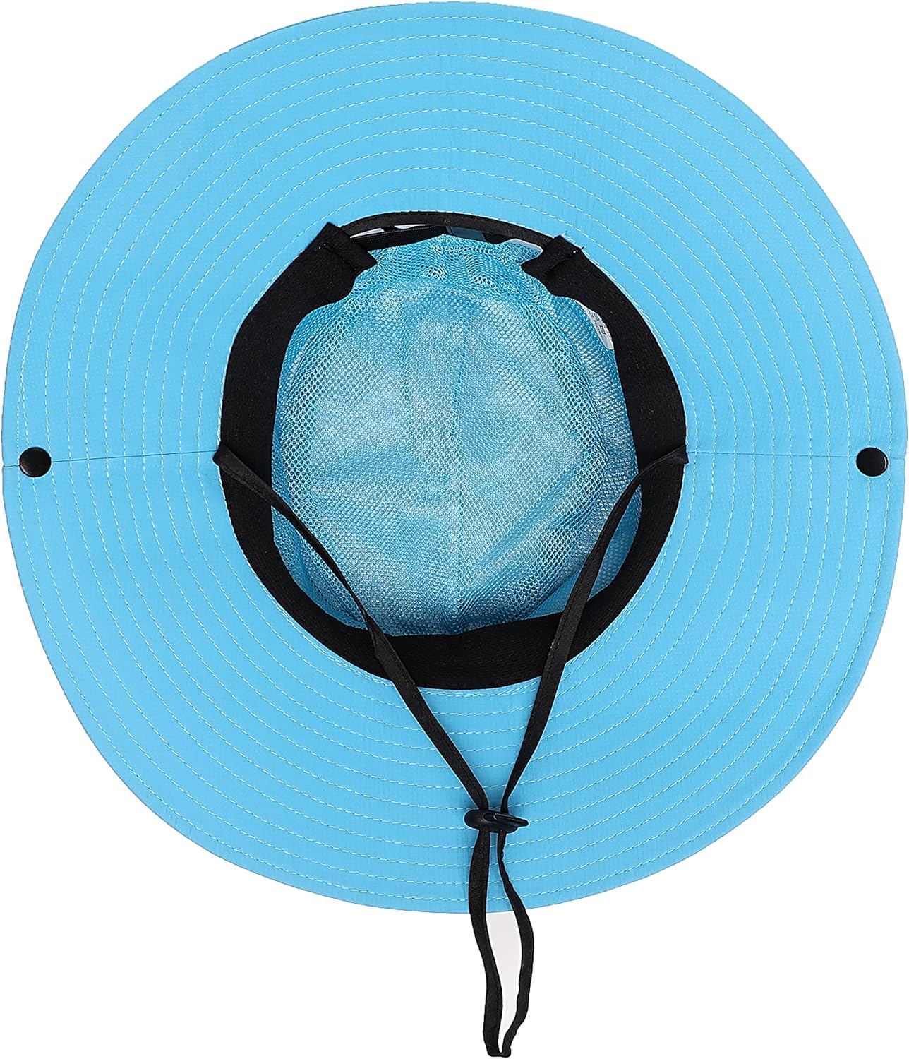 Womens Summer Sun Hat Beach Hat Wide Brim Outdoor UV Protection Hat Foldable Cool Mesh Ponytail Bucket Hat
