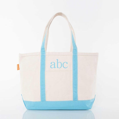 CB STATION Medium Classic Canvas Tote Bag for Women, Top Zipper Closure, Outer Pocket, Daily Essentials, Groceries, Traveling
