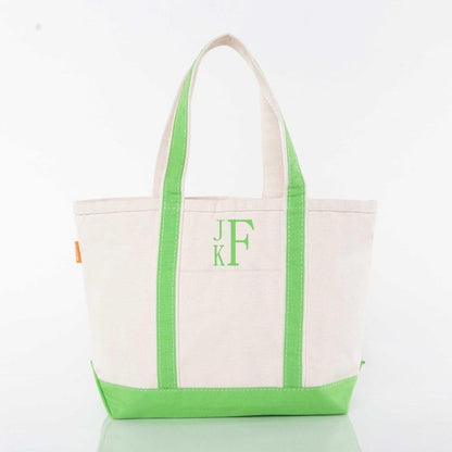 CB STATION Medium Classic Canvas Tote Bag for Women, Top Zipper Closure, Outer Pocket, Daily Essentials, Groceries, Traveling