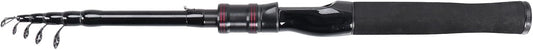 Telescopic Fishing Rod, Collapsible Fishing Rod Portable Spinning Pole for Saltwater and Freshwater, Carbon Fiber Lightweight and Compact Design