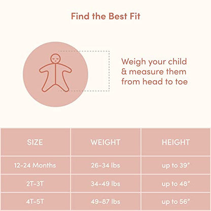 SleepingBaby Flying Squirrel Toddler Pajamas with Practical Zipper for Quick Diaper Changes and Travel Comfort - Navy - 12-24 Months