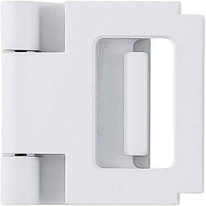 Door Lock for in-Swinging Doors, Home Security Latch Device, Childproof, Easy to Install (White)