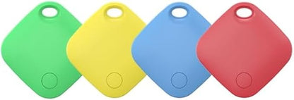 RSH Air Tracker Tag 4 Pack Bluetooth Luggage Tracker tag Locator Works with Apple Find My,Smart Tracker for Suitcase, Bag, Backpack, Wallet,Replaceable Battery Smart tag Item Finder