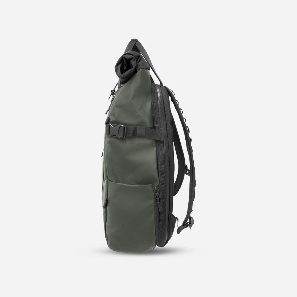 WANDRD PRVKE 31L, V3 Photography Bundle: Weather-Resistant Travel & Camera Backpack with Laptop Sleeve, Quick Side Access, Clamshell Opening – Ideal Photography & Travel Bag (Wastach Green)