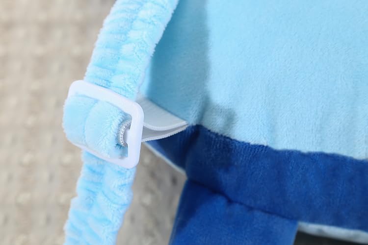 Feidoog Baby Head Protector Cushion Backpack with 3 Knee Pads for Walking & Crawling,Dark Blue