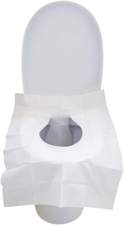 Toilet Seat Cover Paper Flushable (40 Pcs) ，Thickening, Enlarging- Flushable - 22x16.54" (Half-Fold)