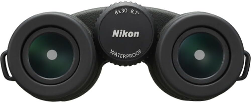 Nikon PROSTAFF P7 8x30 Binoculars Bundled with Harness Strap + Deluxe Cleaning Kit + Smartphone to Binocular Adapter + Microfiber Cleaning Cloth (5 Items)