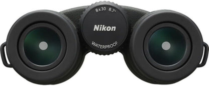 Nikon PROSTAFF P7 8x30 Binoculars Bundled with Harness Strap + Deluxe Cleaning Kit + Smartphone to Binocular Adapter + Microfiber Cleaning Cloth (5 Items)