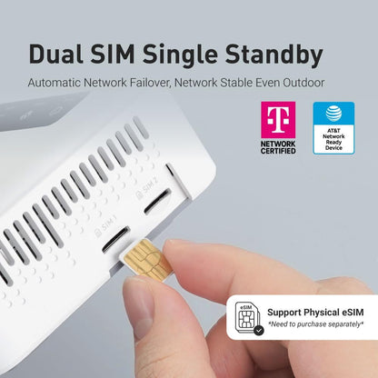 GL-X2000(Spitz Plus) Cellular Gateway 4G LTE Router for Home, RV, Road trips, Offices, CAT 12, Wifi 6 Router, Detachable Antennas, Dual-SIM, T-Mobile & AT&T IoT Certified, OpenVPN, WireGuard (NA Only)