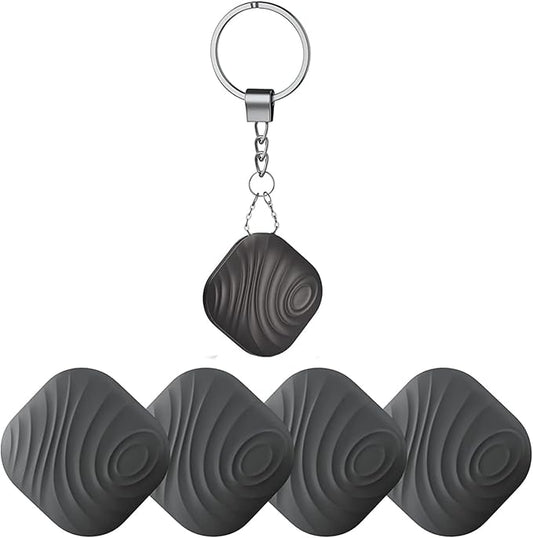 Findthing Key Finder Smart Tag 4-Pack - Bluetooth Tracker Item Locator with Key Chain - Both iOS and Android Compatible for Keys Pet Wallets Backpacks and Tablets