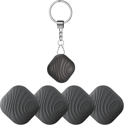 Key Finder 4-Pack, Bluetooth Tracker Item Locator with Key Chain - Both iOS and Android Compatible for Keys Pet Wallets or Backpacks and Tablets