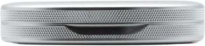 Metal Pouch Can | Metal Container | Slim EDC Pocket Tin | Airtight & Moisture-Resistant | Compact Daily Organizer | Pill Case & Travel Tin | Father’s Day Gift for Dad | (American Flag, Silver, Slim)