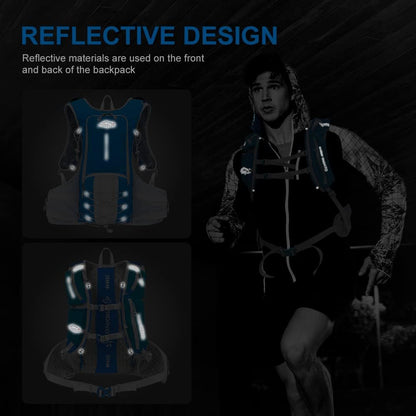 INOXTO Hydration Pack Backpack ，Water Backpack with 2L Leakproof Water Bladder, Running Hydration Vest for Man, Daypack for Cycling Motocross Climbing Trail Running