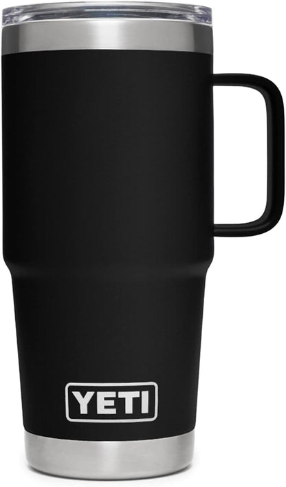 YETI Rambler 20 oz Travel Mug, Stainless Steel, Vacuum Insulated with Stronghold Lid