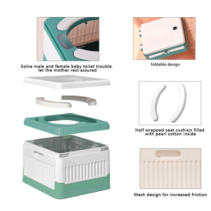 SunnySmile Toddler Travel Potty,Kids Portable Potty,Used for Indoor and Outdoor, Outdoor Camping, Traffic Jams and Travel, Etc. Lncludes 45 Replacement Bags.