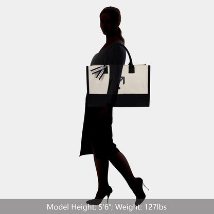 TOPDesign Embroidery Constellation Canvas Bag for Women (Sagittarius)