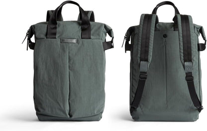 Bellroy Tokyo Totepack, water-resistant woven convertible backpack and tote bag - Everglade