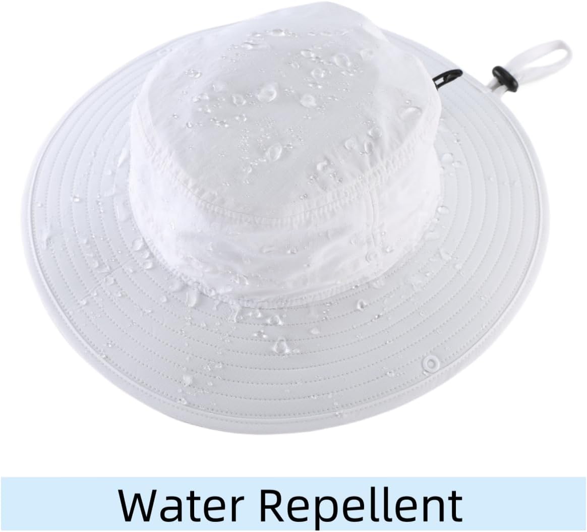 Connectyle Sun Hat for Men Women Outdoor UV Protection Safari Hat for Fishing Hiking Gardening Breathable Cowboy Hat UPF50