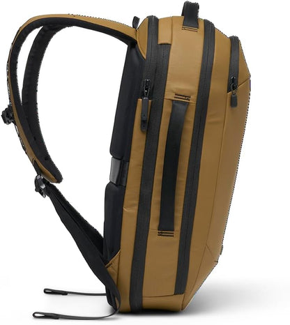 NOMATIC Navigator RS Pack 15L: 15L Premium Backpack w/ 6L Built-In Expansion - Water Resistant Anti Theft Backpack - Laptop Bag - Computer Backpack - Expandable Coyote Backpack