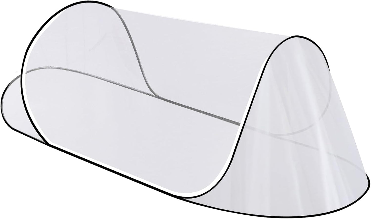 77 * 30 * 23 Inch Large Pop Up Mosquito Tent, Portable Foldable Mosquito Net for Bed Camping Travel Patio