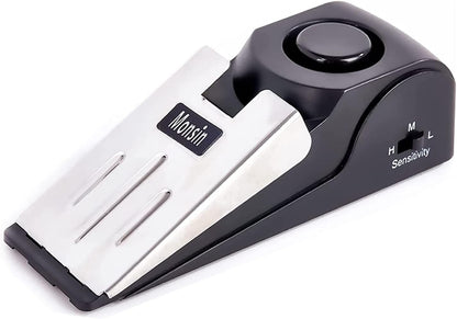 Door Stop Alarm, Door Stopper with 120DB Security Alarm, Floor Wedge Doorstop for Travel Apartment Home House (Pack of 1)