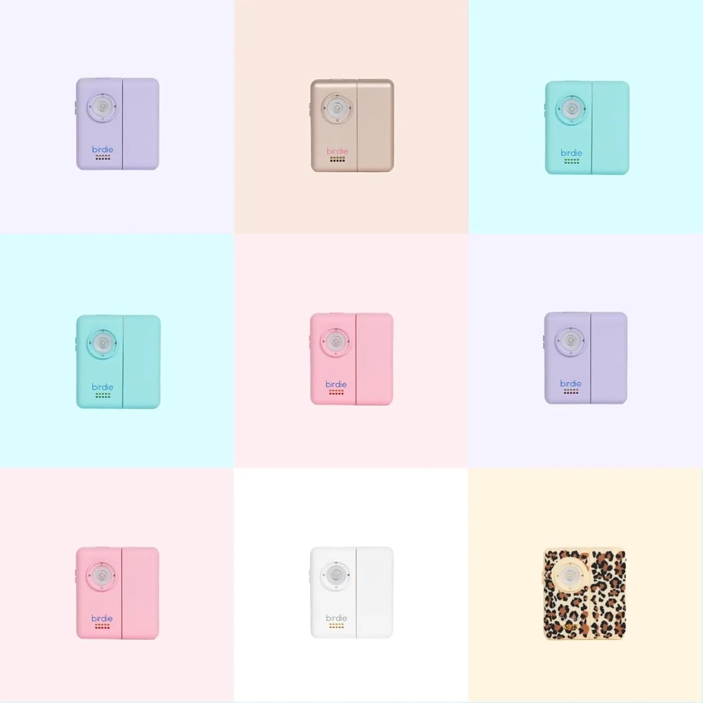 She's Birdie - The Original Personal Safety Door Alarm for Travel, at Home, or Window Security - Portable, Loud Siren, Flashing Light Alert + Built in Flashlight, Rechargeable, Rental Safe (Coconut)