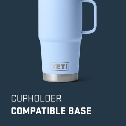YETI Rambler 20 oz Travel Mug, Stainless Steel, Vacuum Insulated with Stronghold Lid