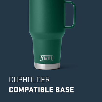 YETI Rambler 30 oz Travel Mug, Stainless Steel, Vacuum Insulated with Stronghold Lid