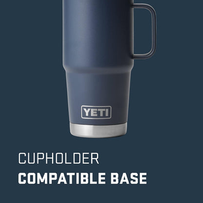 YETI Rambler 20 oz Travel Mug, Stainless Steel, Vacuum Insulated with Stronghold Lid