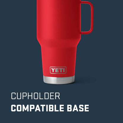 YETI Rambler 30 oz Travel Mug, Stainless Steel, Vacuum Insulated with Stronghold Lid