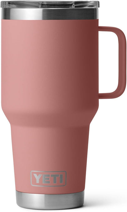 YETI Rambler 30 oz Travel Mug, Stainless Steel, Vacuum Insulated with Stronghold Lid